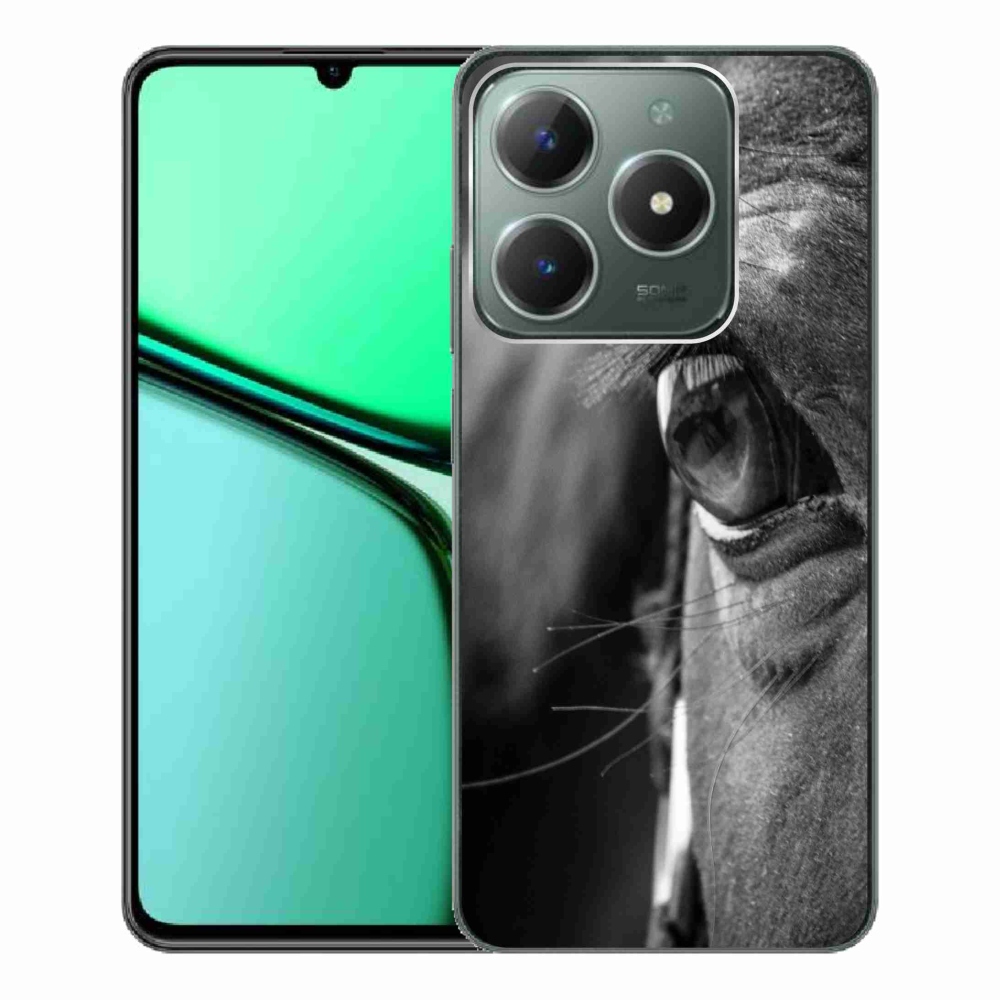 Gélový kryt mmCase na Realme C61 - konský pohľad