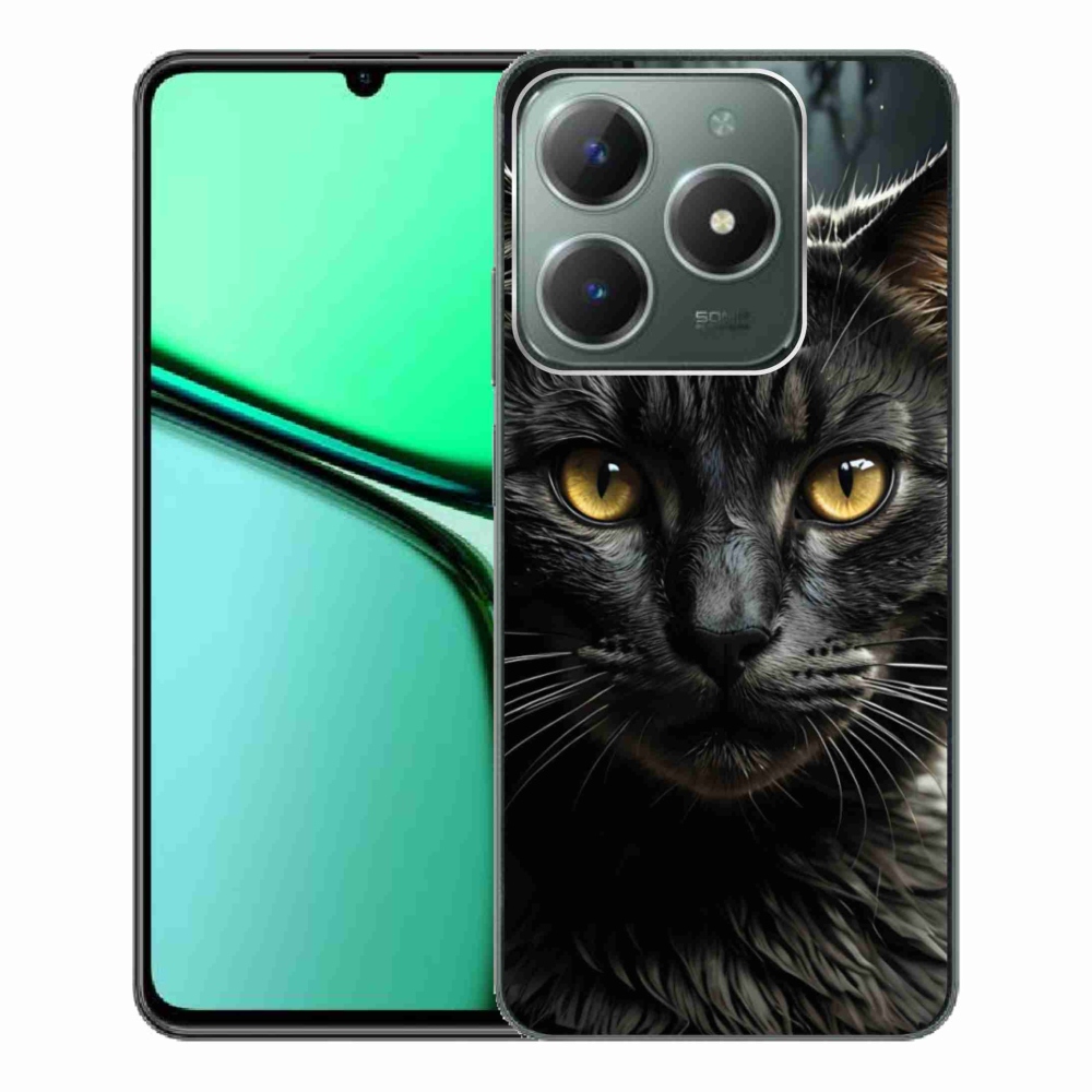 Gélový kryt mmCase na Realme C61 - mačacie pohľad 3