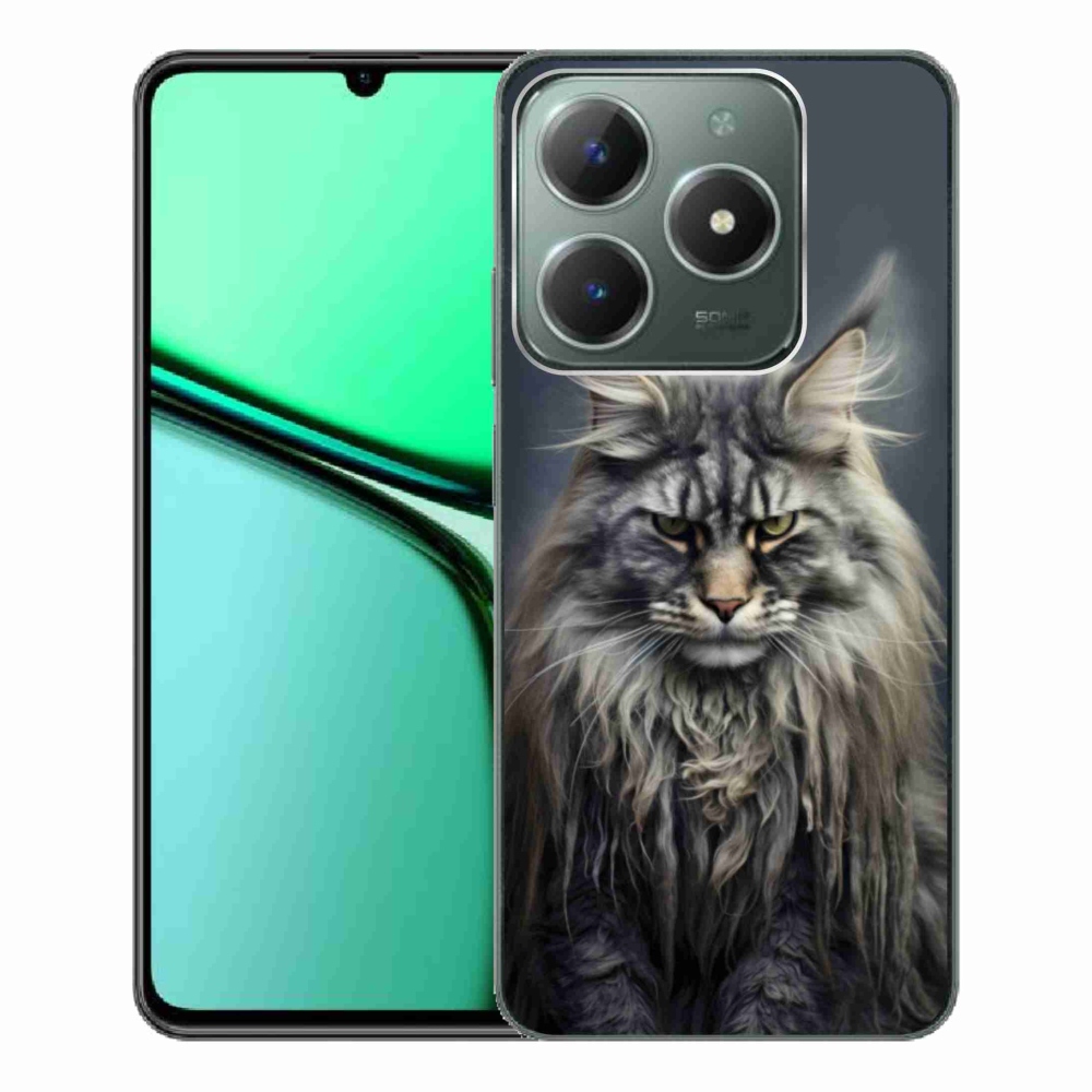 Gélový kryt mmCase na Realme C61 - mačacie pohľad 4