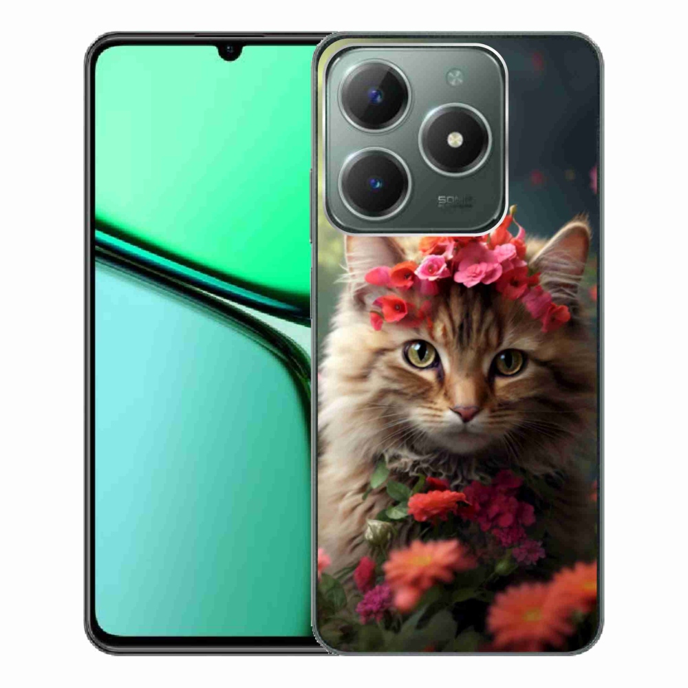 Gélový kryt mmCase na Realme C61 - mačacia princezná