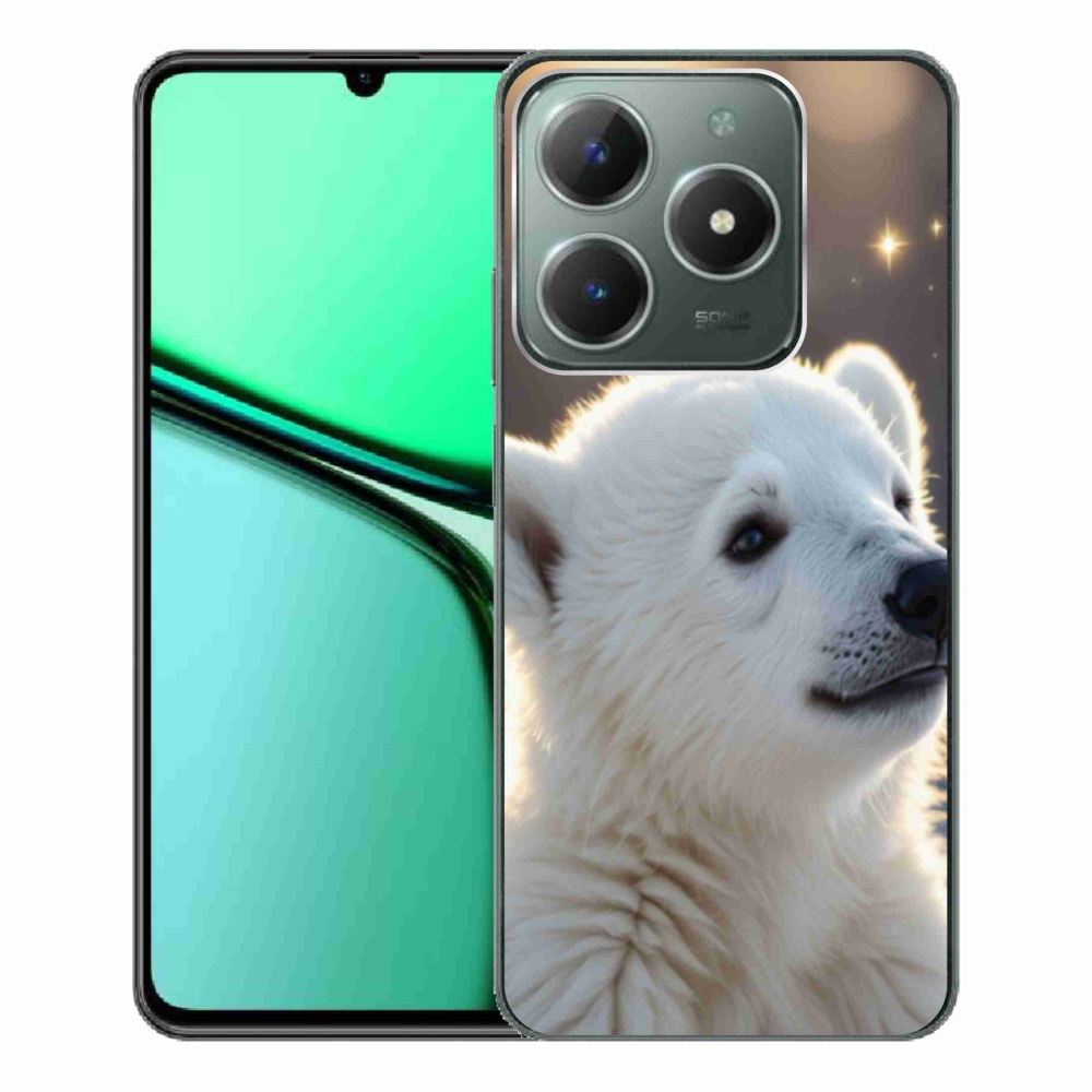 Gélový kryt mmCase na Realme C61 - ľadový medveď