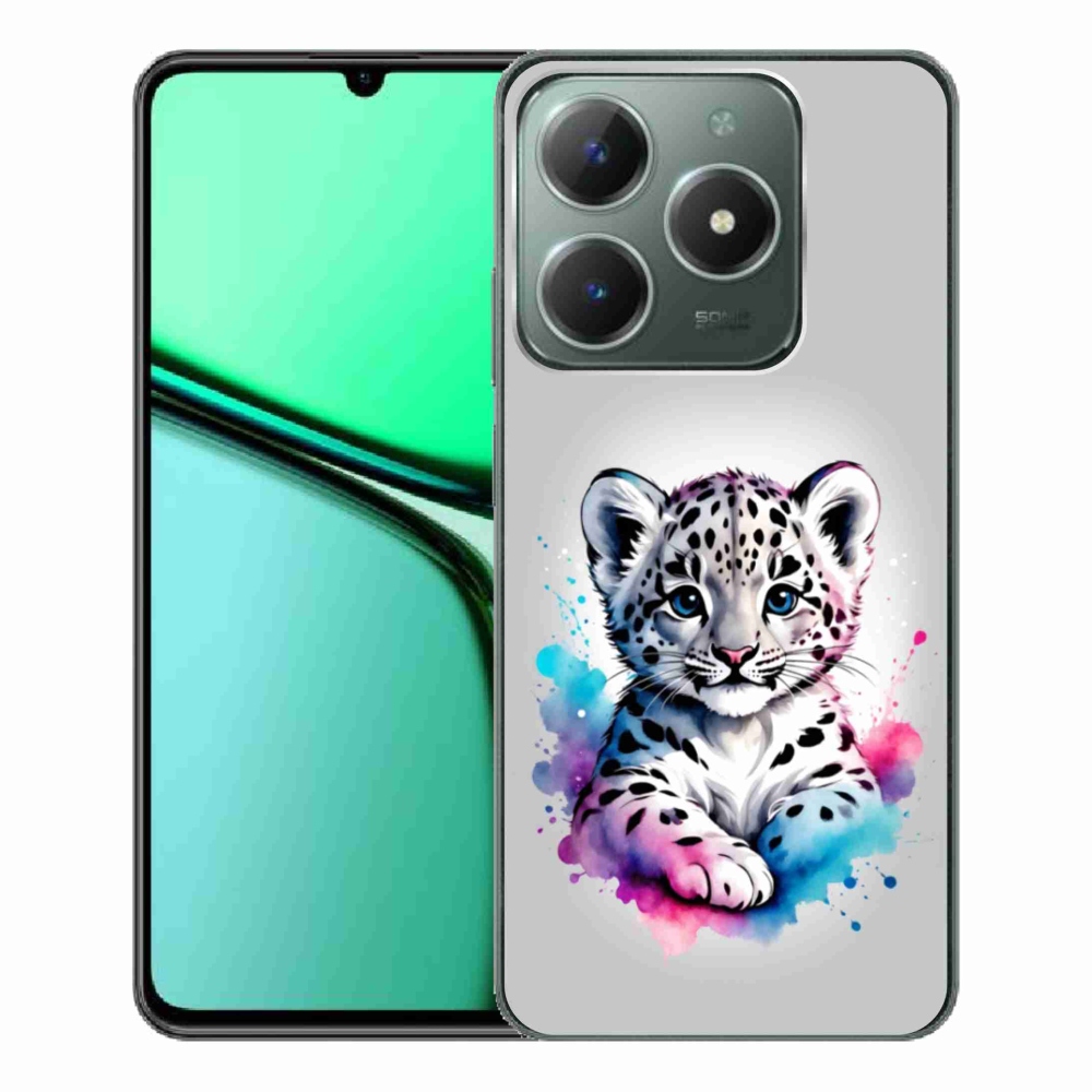 Gélový kryt mmCase na Realme C61 - leopardej mláďa