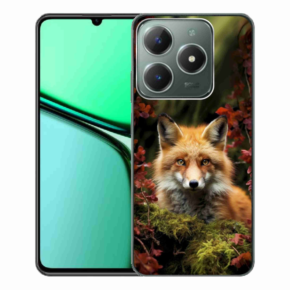 Gélový kryt mmCase na Realme C61 - líška v lese