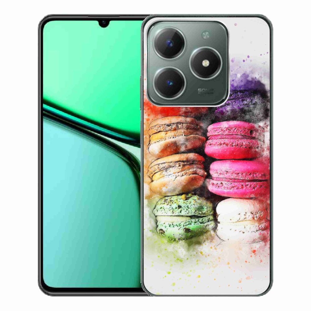 Gélový kryt mmCase na Realme C61 - makrónky