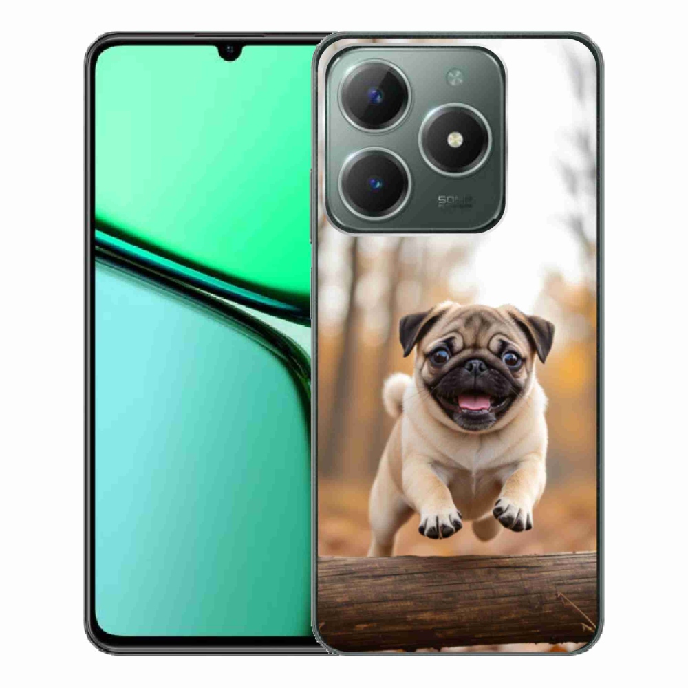 Gélový kryt mmCase na Realme C61 - mops 2