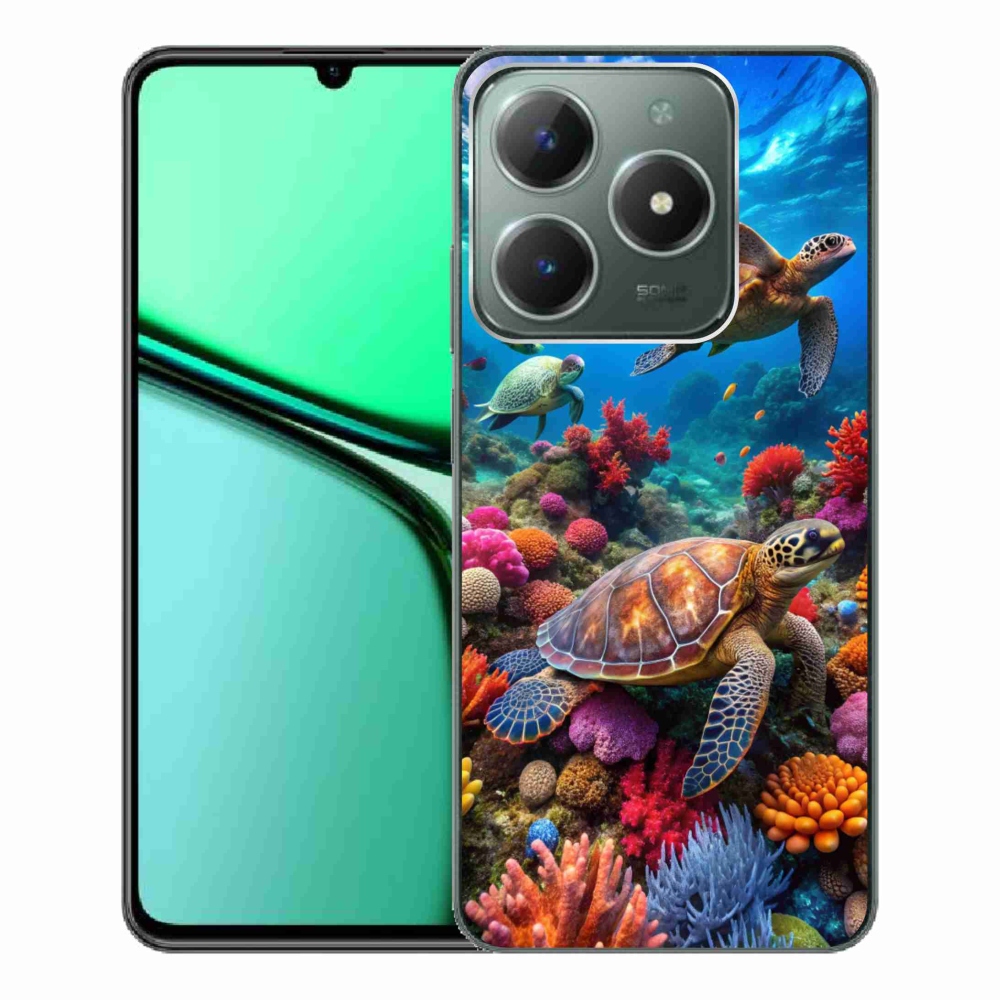 Gélový kryt mmCase na Realme C61 - morský svet 2