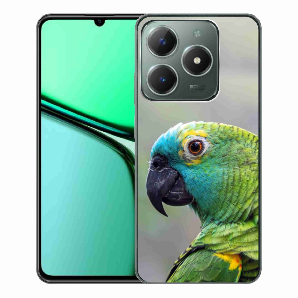 Gélový kryt mmCase na Realme C61 - papagáj amazoňan