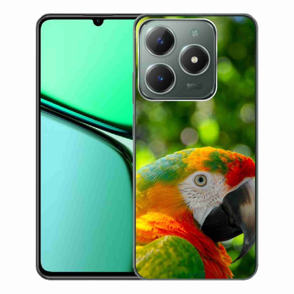 Gélový kryt mmCase na Realme C61 - papagáj ara 3