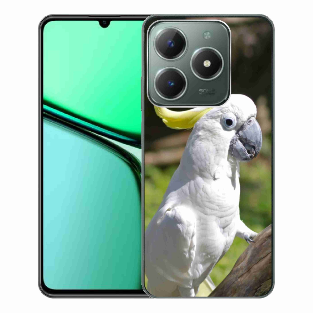 Gélový kryt mmCase na Realme C61 - papagáj kakadu 2