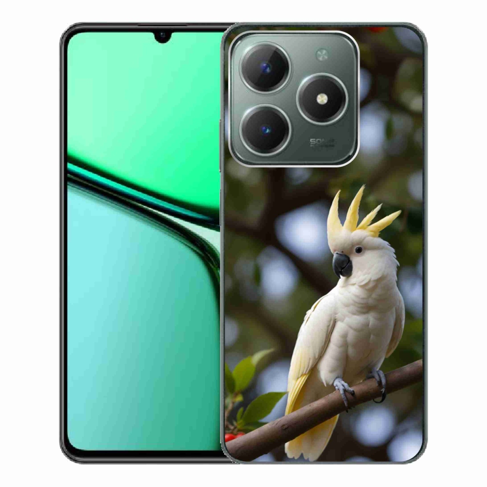 Gélový kryt mmCase na Realme C61 - papagáj kakadu 3