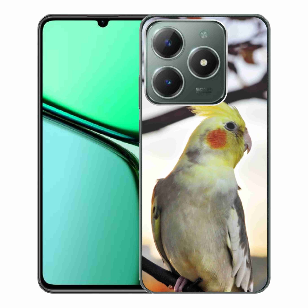 Gélový kryt mmCase na Realme C61 - papagáj korela