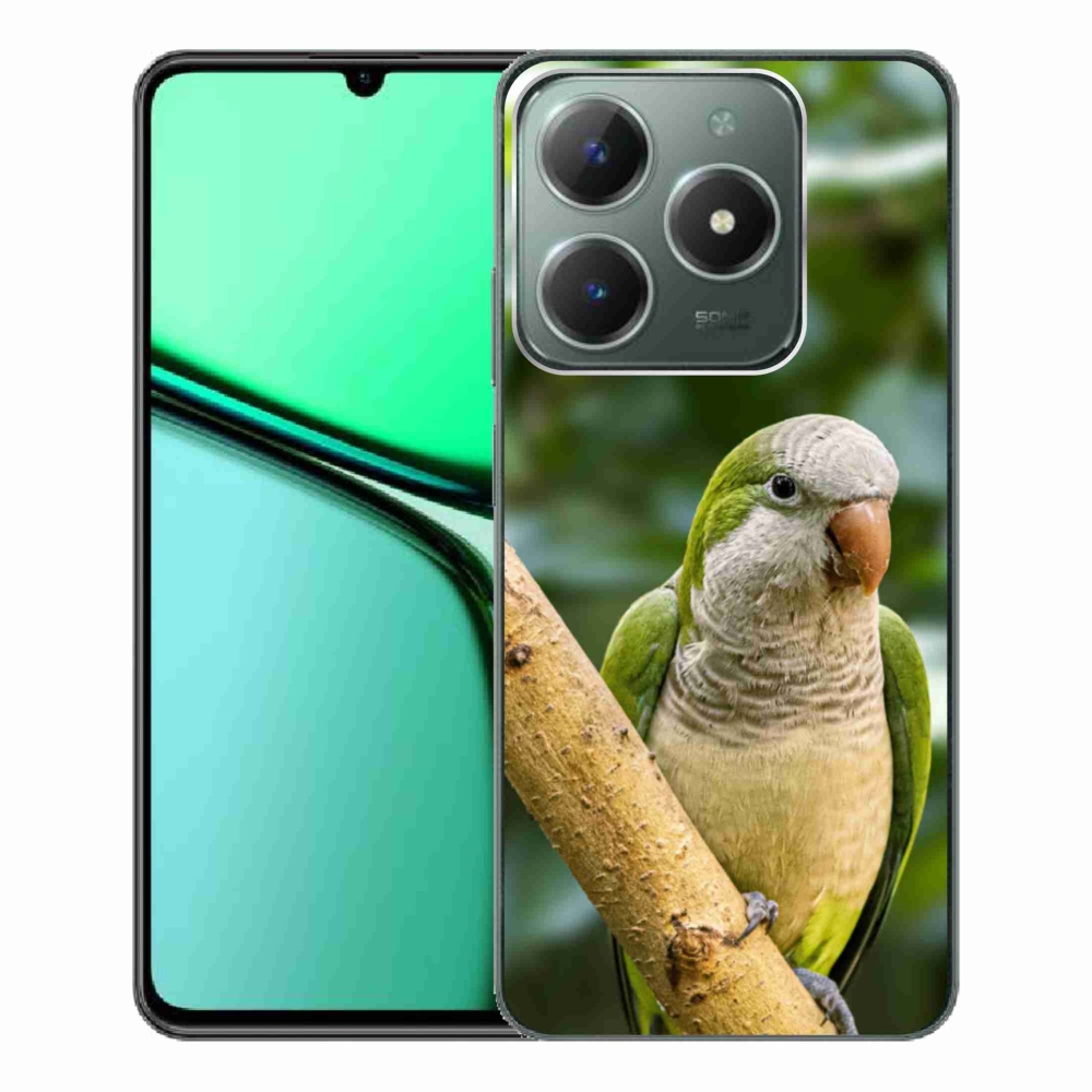 Gélový kryt mmCase na Realme C61 - papagáj mníšok