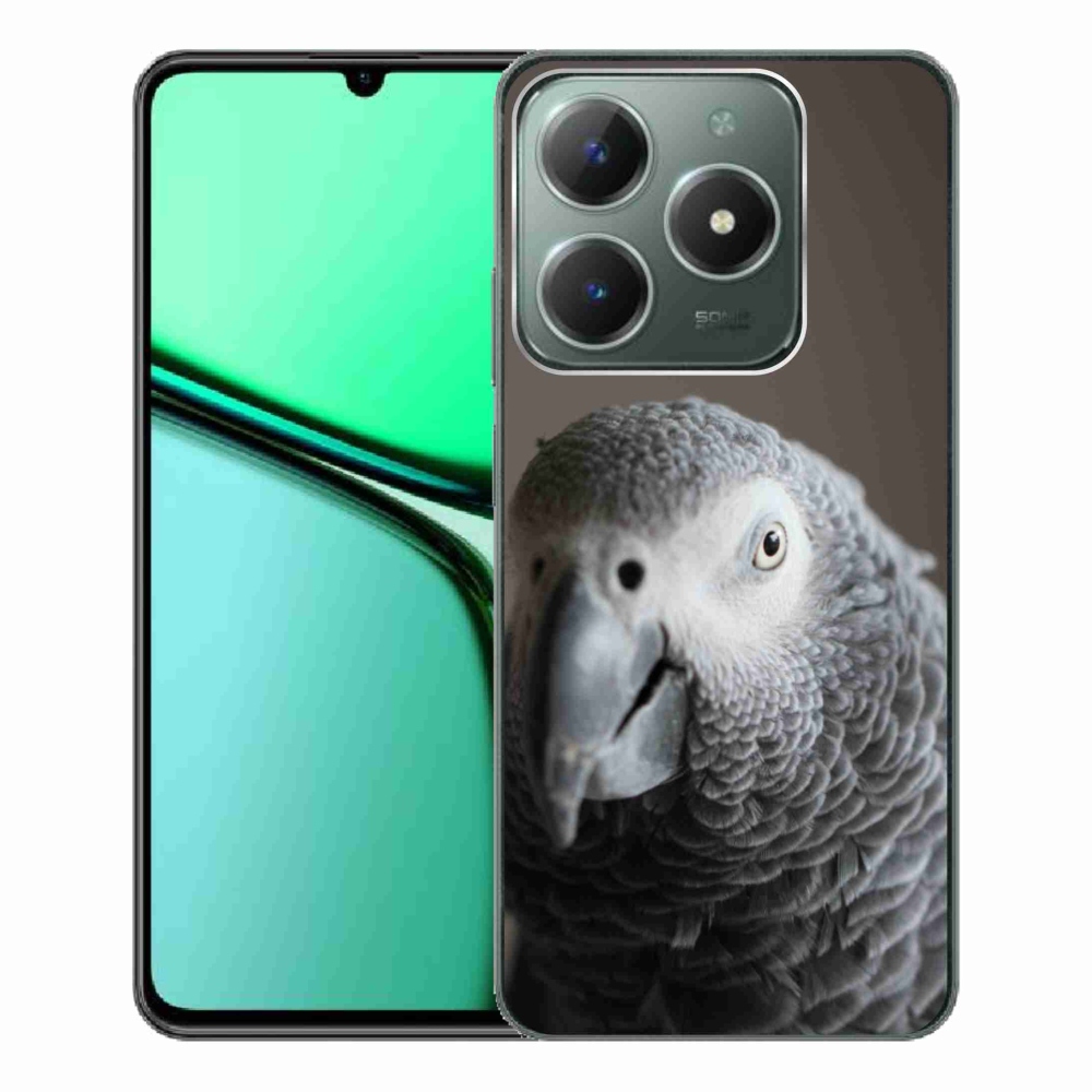 Gélový kryt mmCase na Realme C61 - papagáj žako 2
