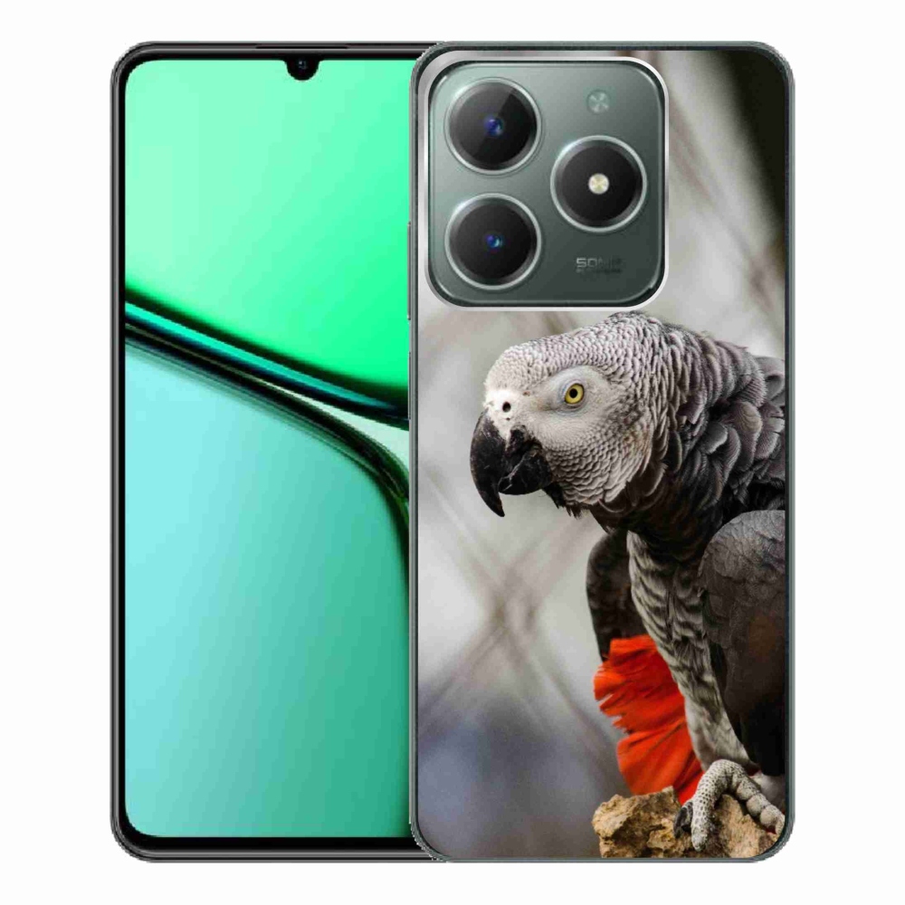 Gélový kryt mmCase na Realme C61 - papagáj žako 3