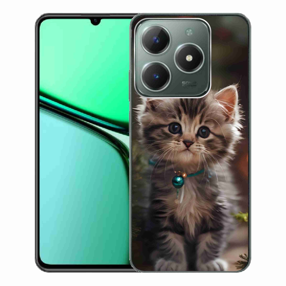 Gélový kryt mmCase na Realme C61 - roztomilé mačiatko 11