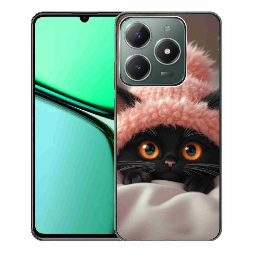 Gélový kryt mmCase na Realme C61 - roztomilé mačiatko 7