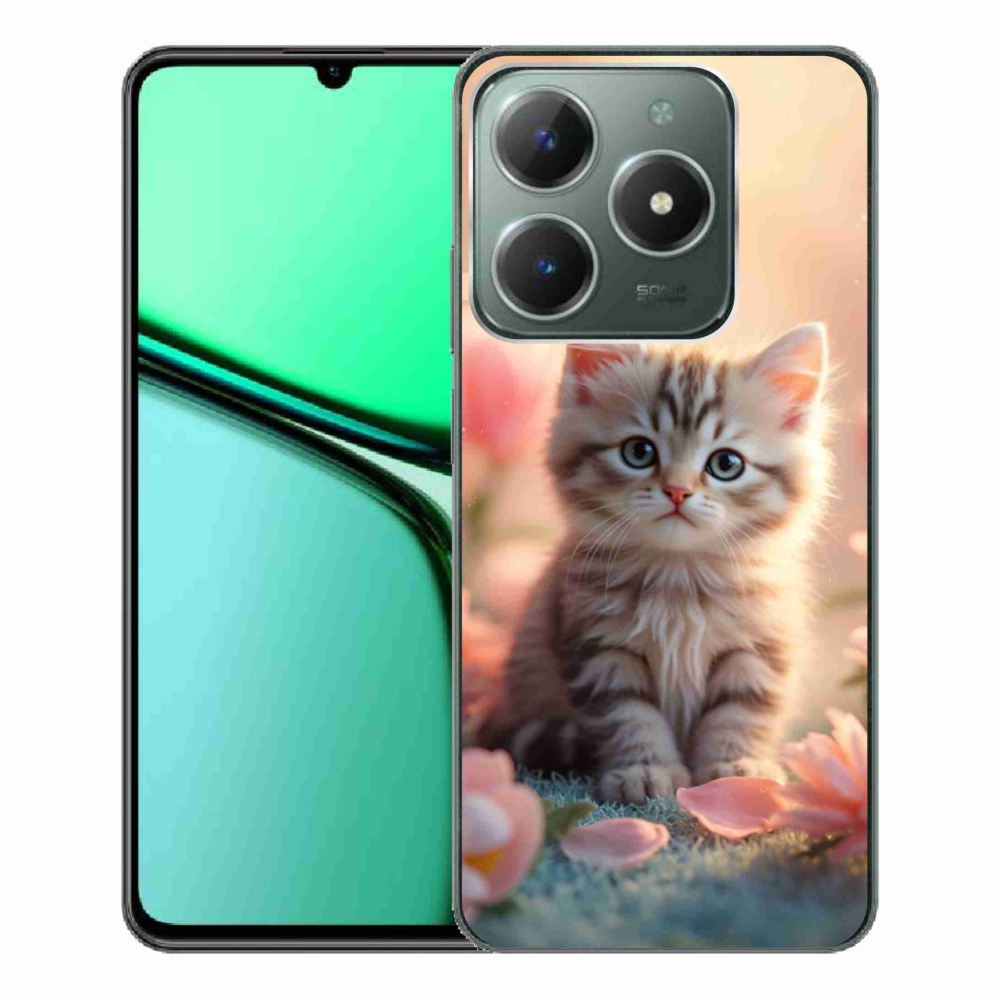Gélový kryt mmCase na Realme C61 - roztomilé mačiatko 8