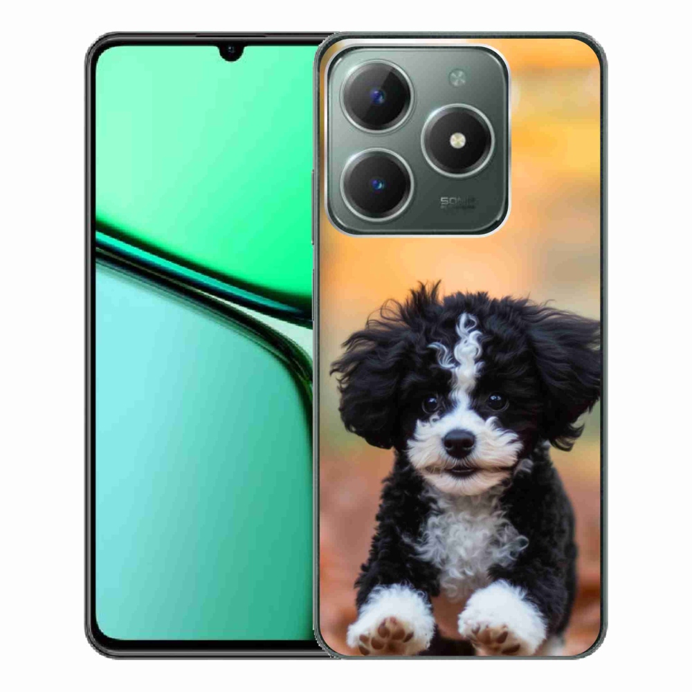 Gélový kryt mmCase na Realme C61 - roztomilé šteňa 2