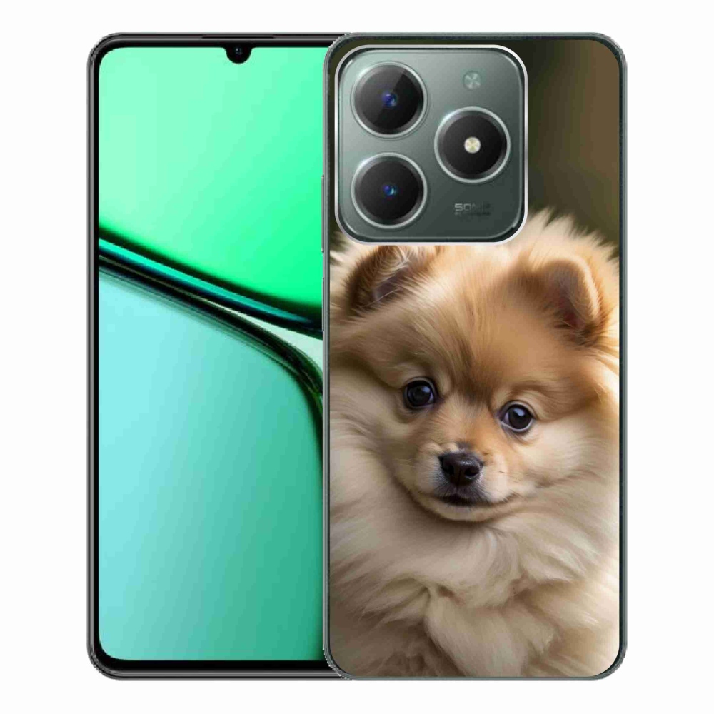 Gélový kryt mmCase na Realme C61 - roztomilý pomeranian 2