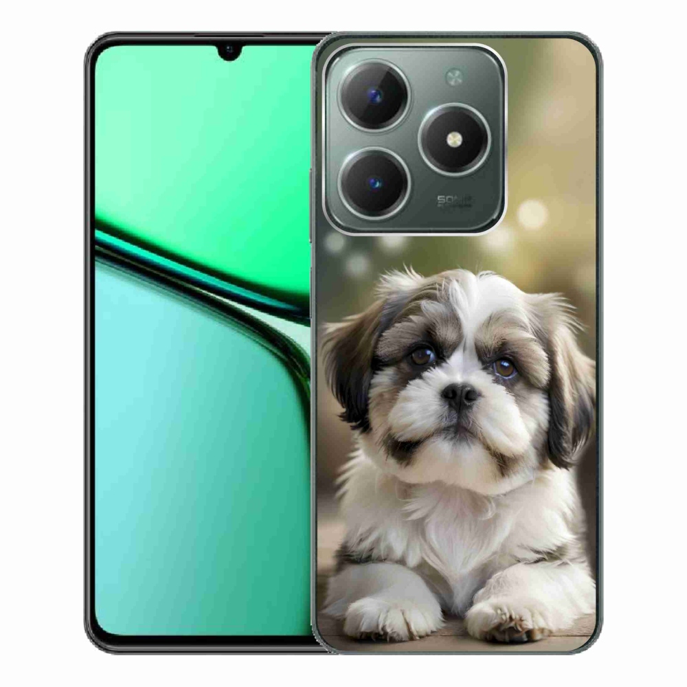 Gélový kryt mmCase na Realme C61 - roztomilý shih-tzu