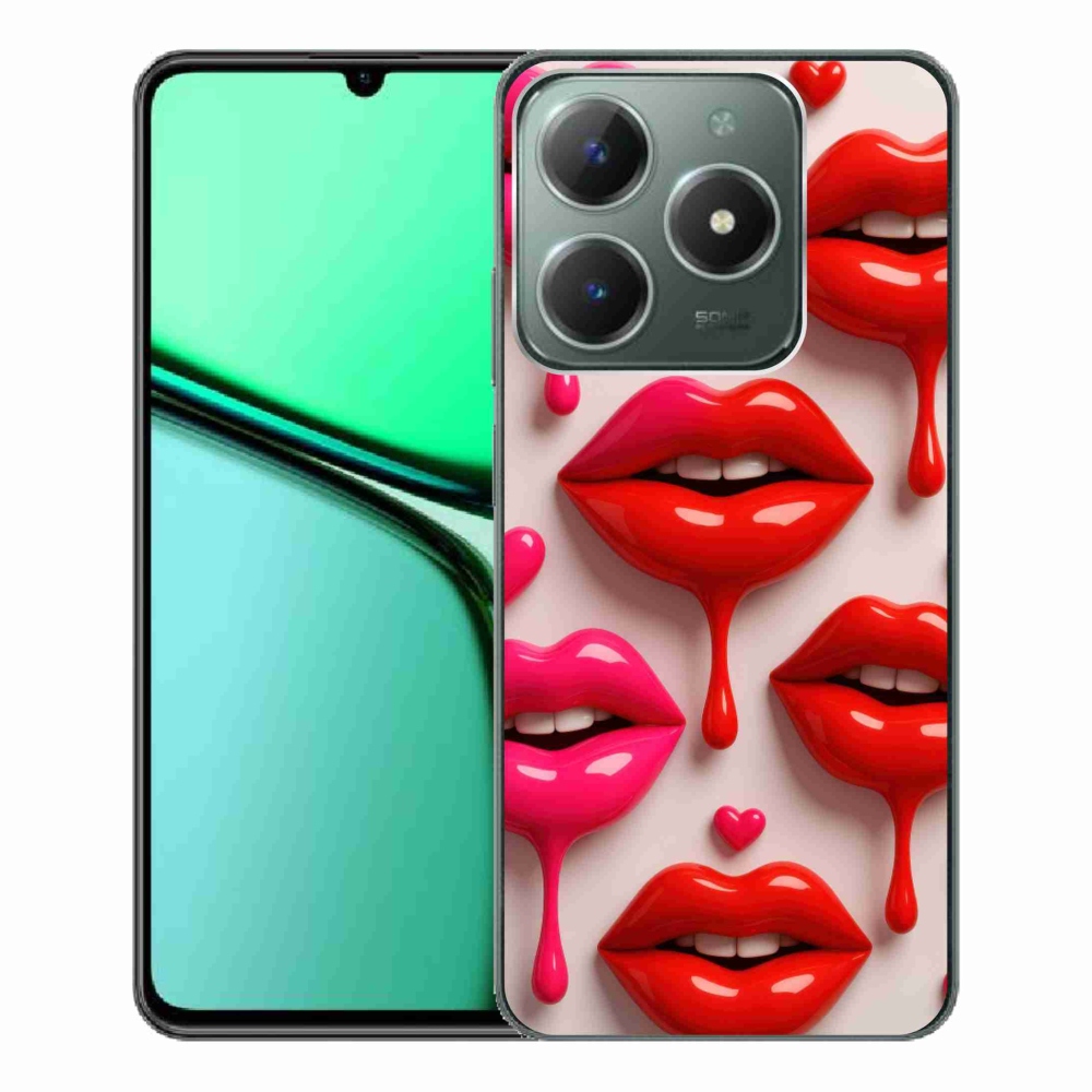 Gélový kryt mmCase na Realme C61 - pery 2