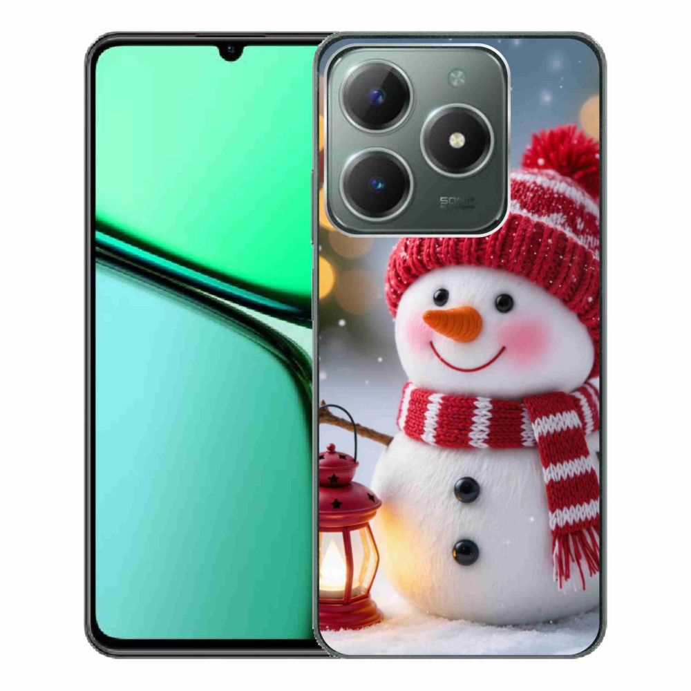 Gélový kryt mmCase na Realme C61 - snehuliak 2