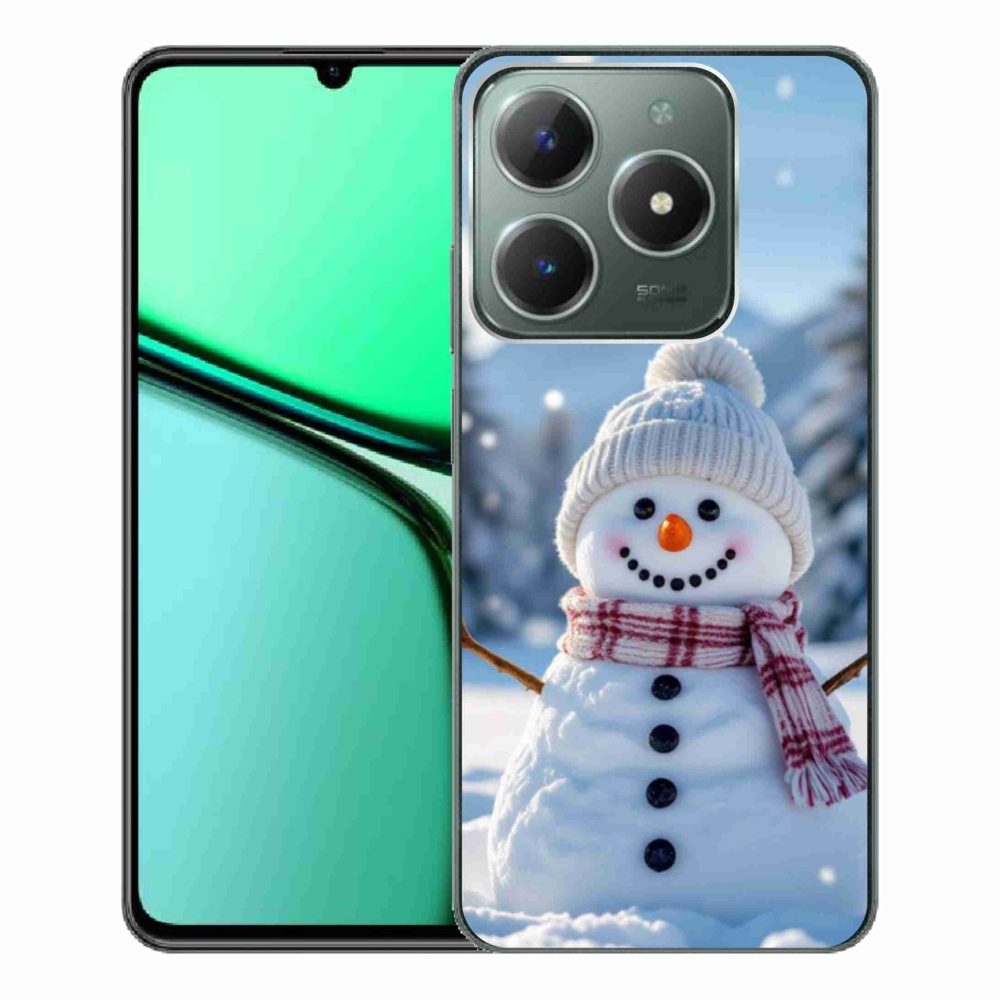 Gélový kryt mmCase na Realme C61 - snehuliak 3