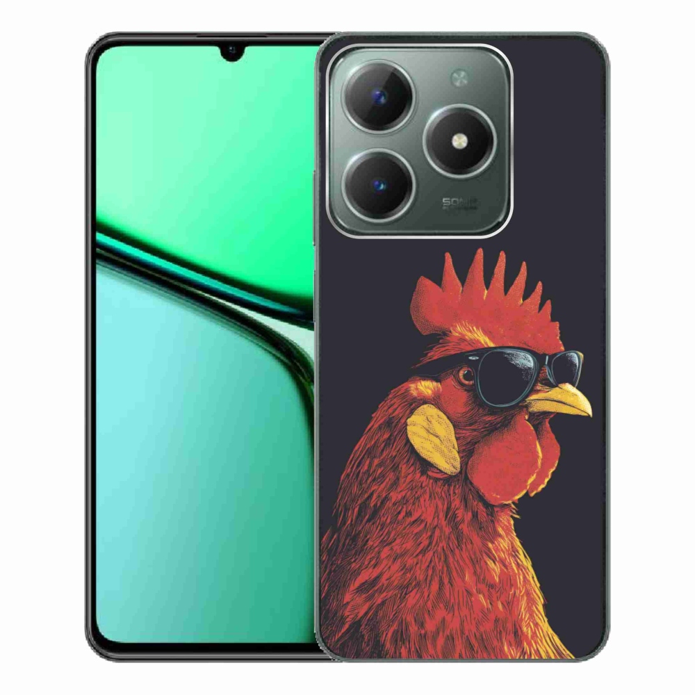 Gélový kryt mmCase na Realme C61 - štýlový kohút