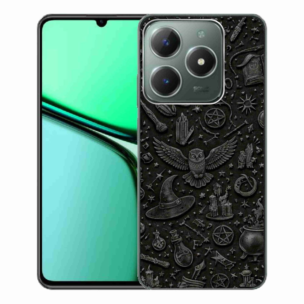 Gélový kryt mmCase na Realme C61 - tmavý magický svet
