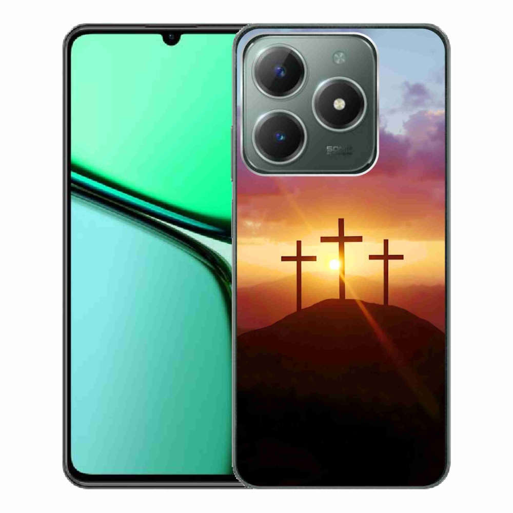 Gélový kryt mmCase na Realme C61 - tri kríža