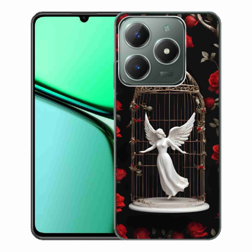 Gélový kryt mmCase na Realme C61 - uväznený anjel
