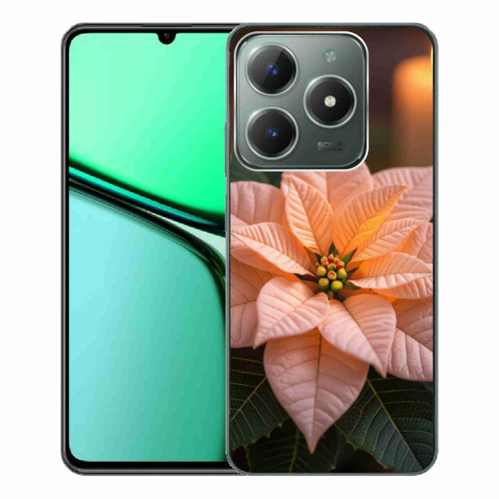 Gélový kryt mmCase na Realme C61 - vianočná hviezda