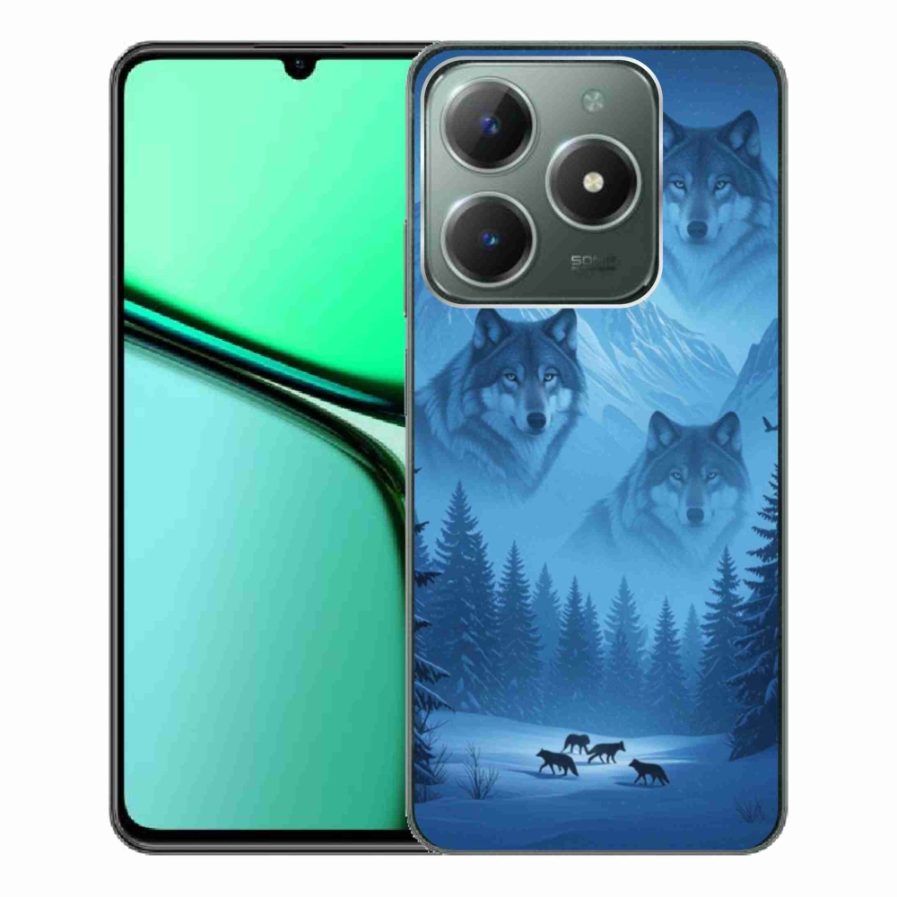 Gélový kryt mmCase na Realme C61 - vlčia svorka