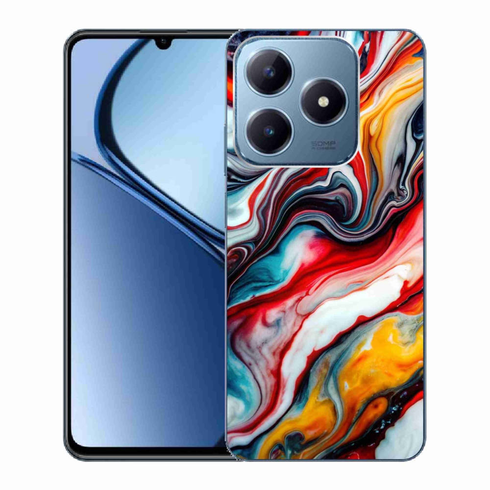 Gélový kryt mmCase na Realme C63 - abstraktný motív 35
