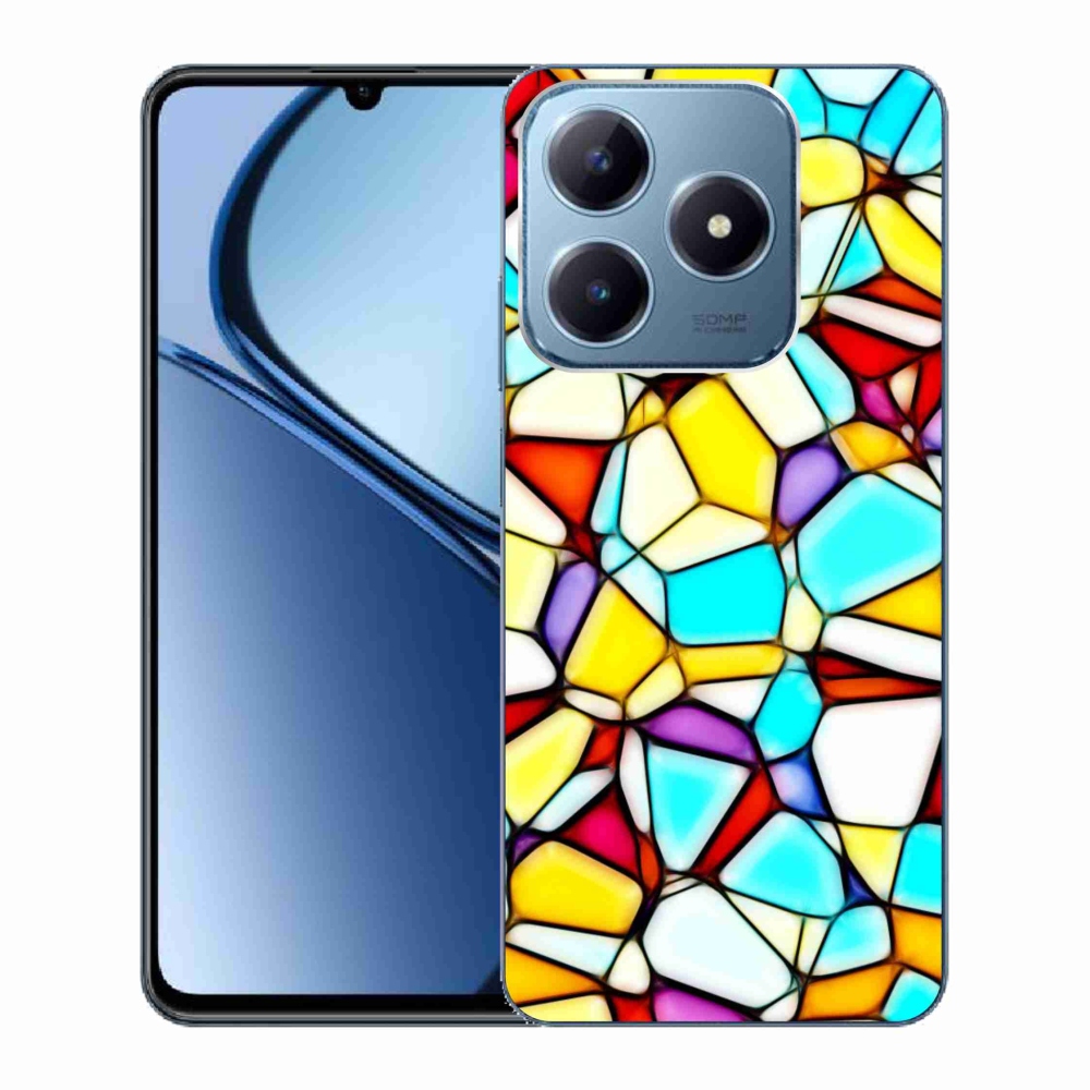 Gélový kryt mmCase na Realme C63 - abstraktný motív 40