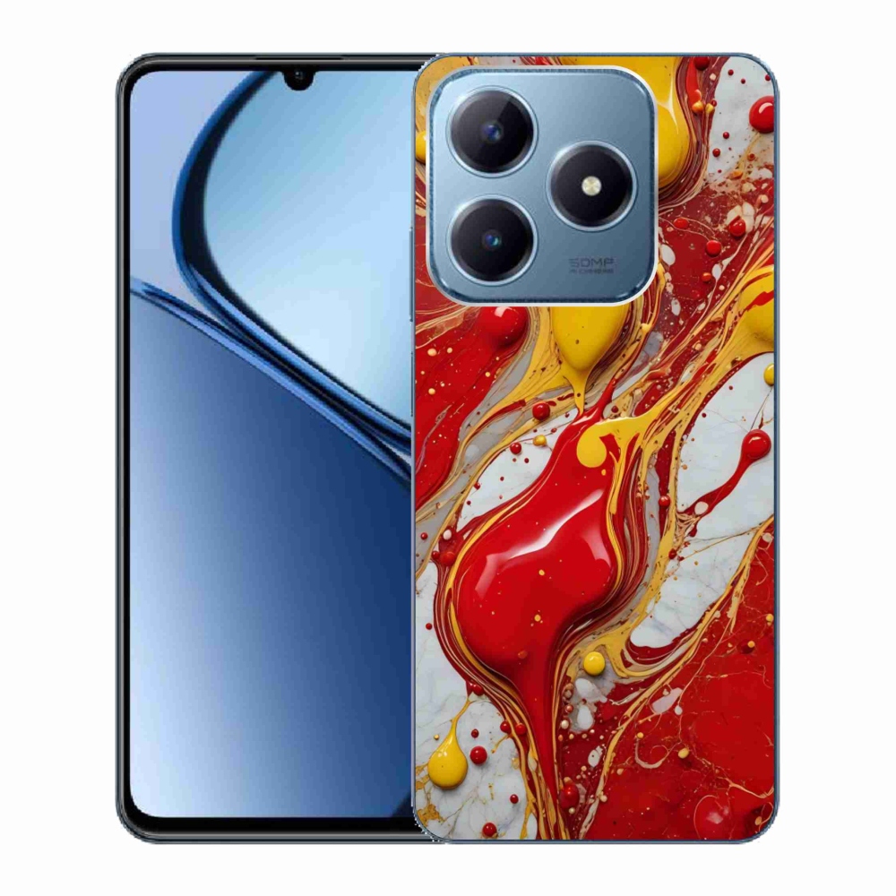 Gélový kryt mmCase na Realme C63 - abstraktný motív 42