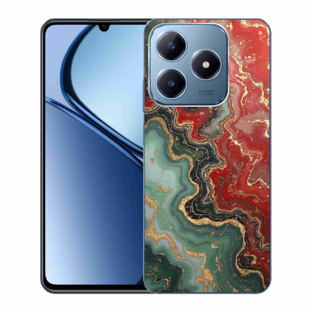 Gélový kryt mmCase na Realme C63 - abstraktný motív 55