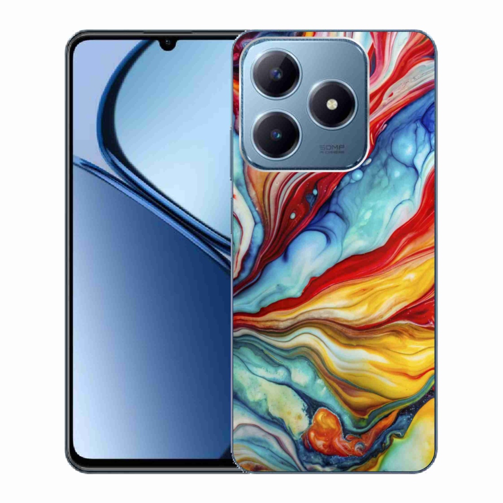 Gélový kryt mmCase na Realme C63 - abstraktný motív 58