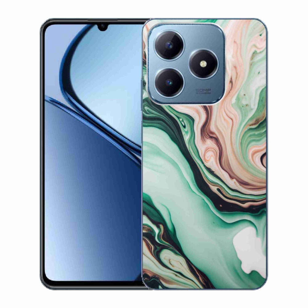Gélový kryt mmCase na Realme C63 - abstraktný motív 62