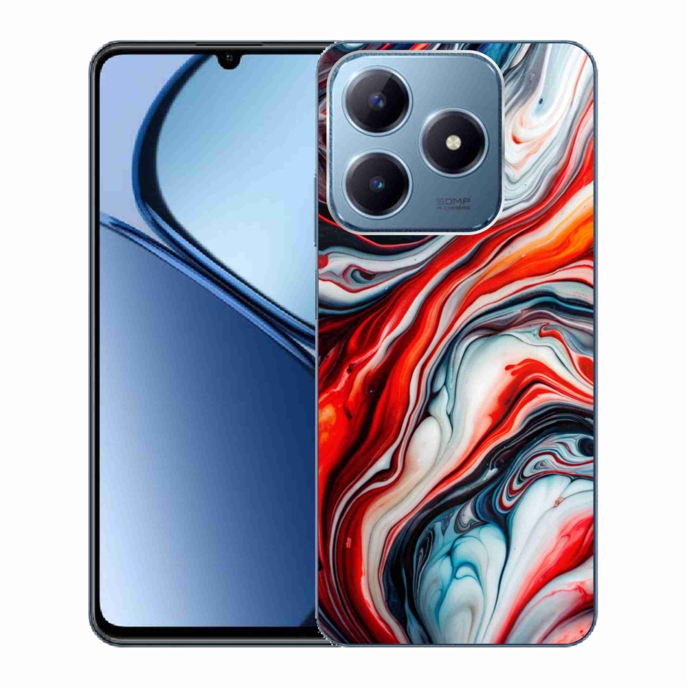 Gélový kryt mmCase na Realme C63 - abstraktný motív 63