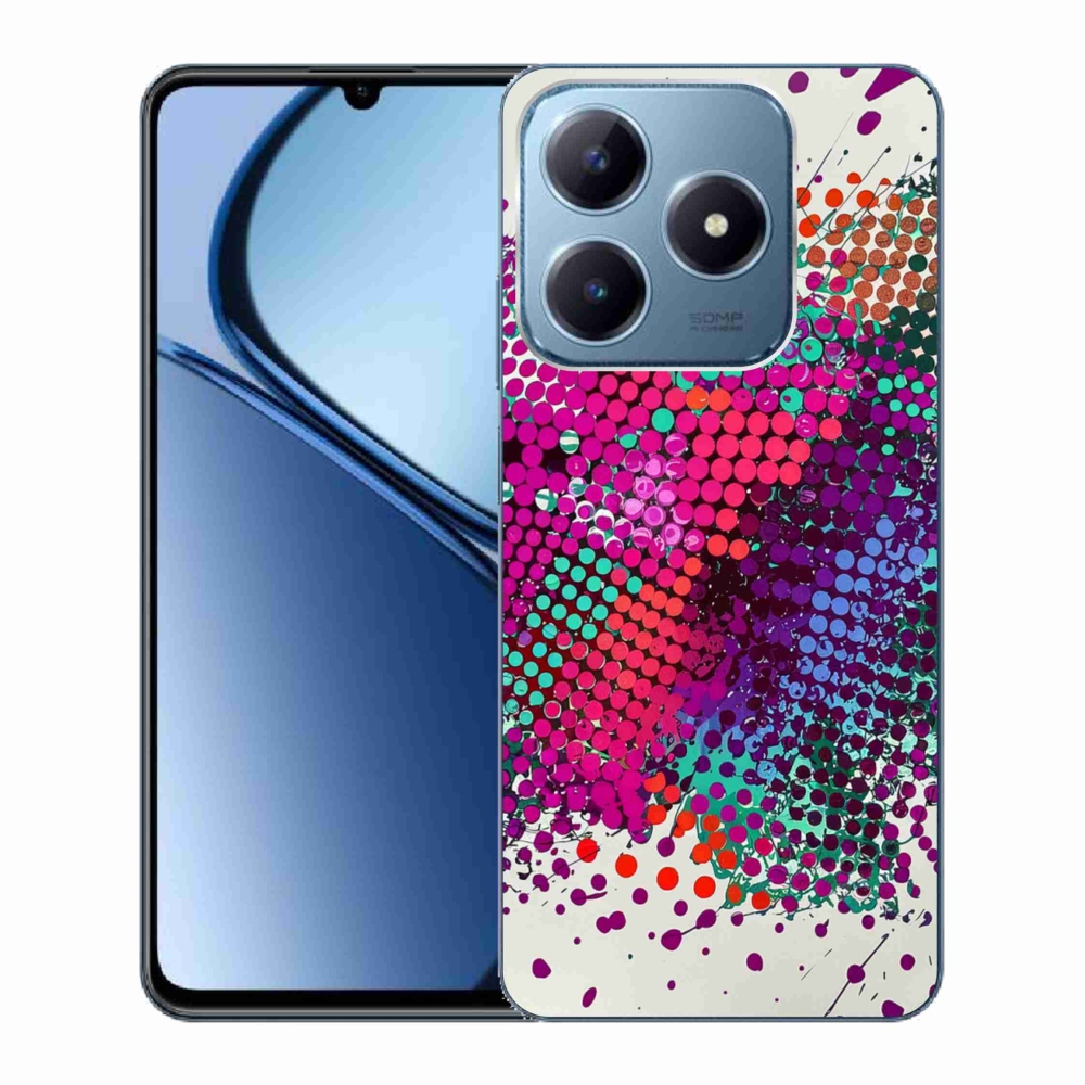 Gélový kryt mmCase na Realme C63 - abstraktný motív 65
