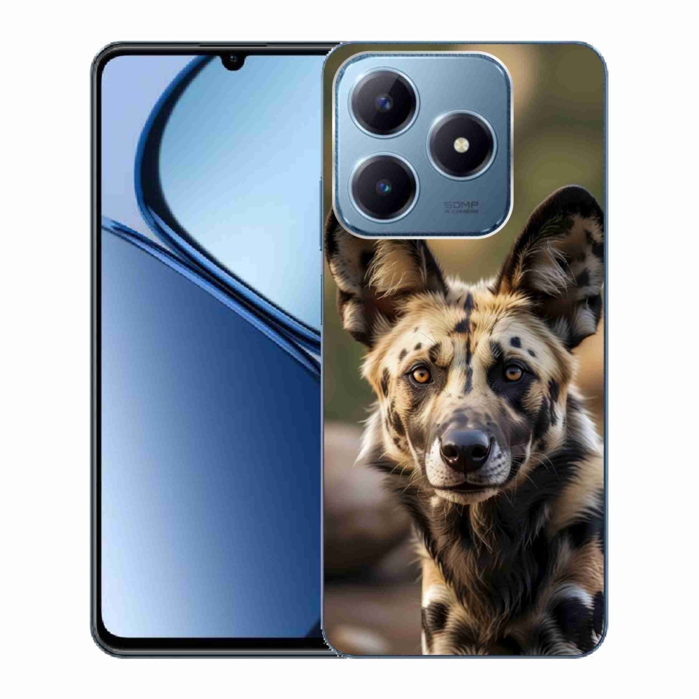 Gélový kryt mmCase na Realme C63 - africký divoký pes