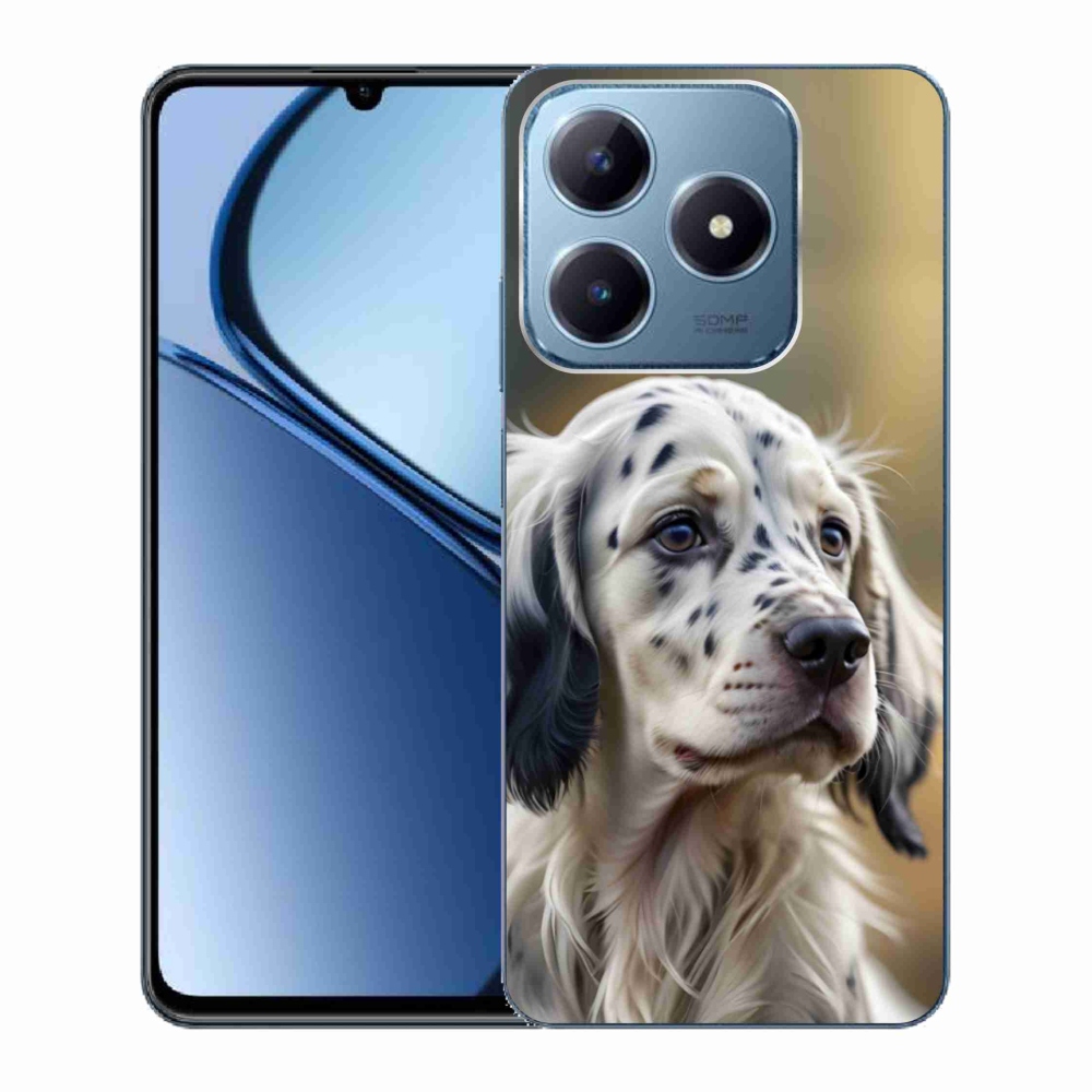 Gélový kryt mmCase na Realme C63 - anglický seter