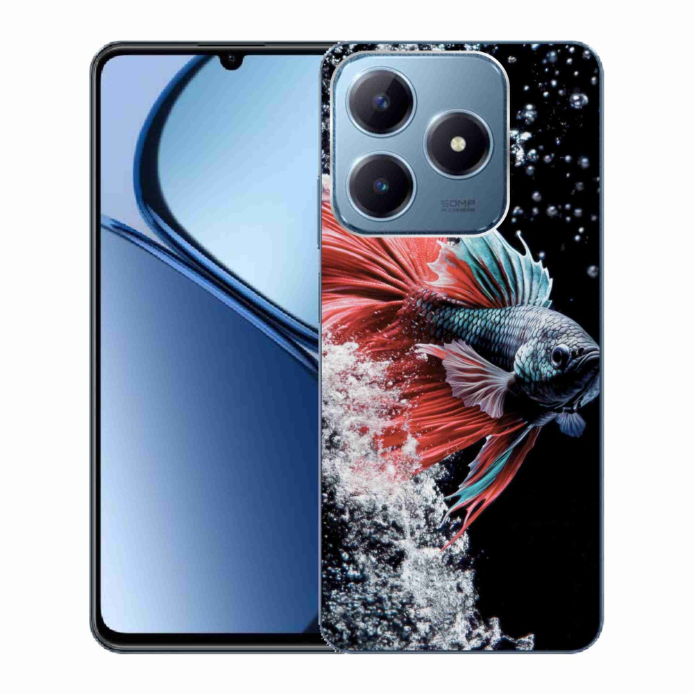 Gélový kryt mmCase na Realme C63 - bojovníčka pestrá