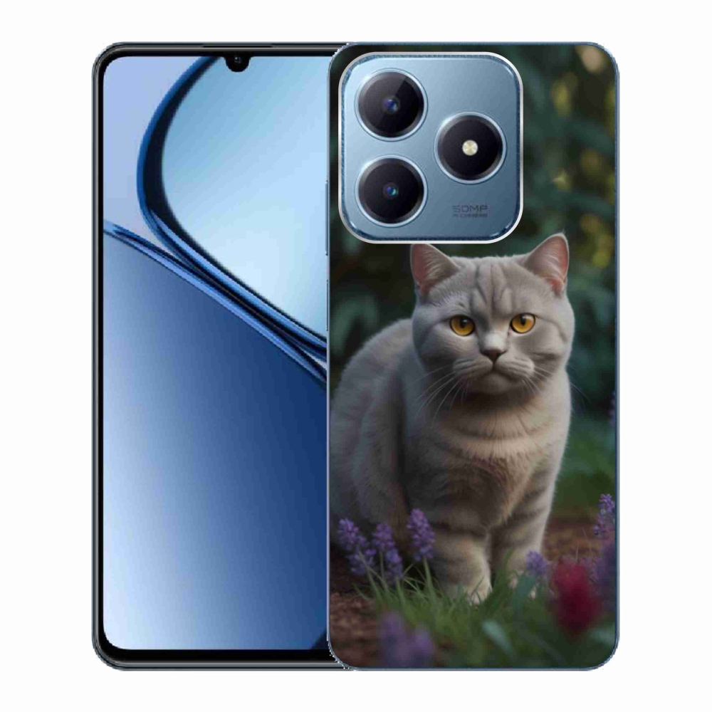 Gélový kryt mmCase na Realme C63 - britská mačka