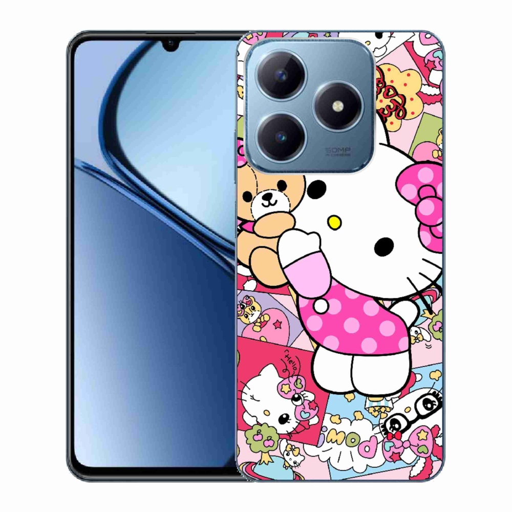 Gélový kryt mmCase na Realme C63 - cute kitty