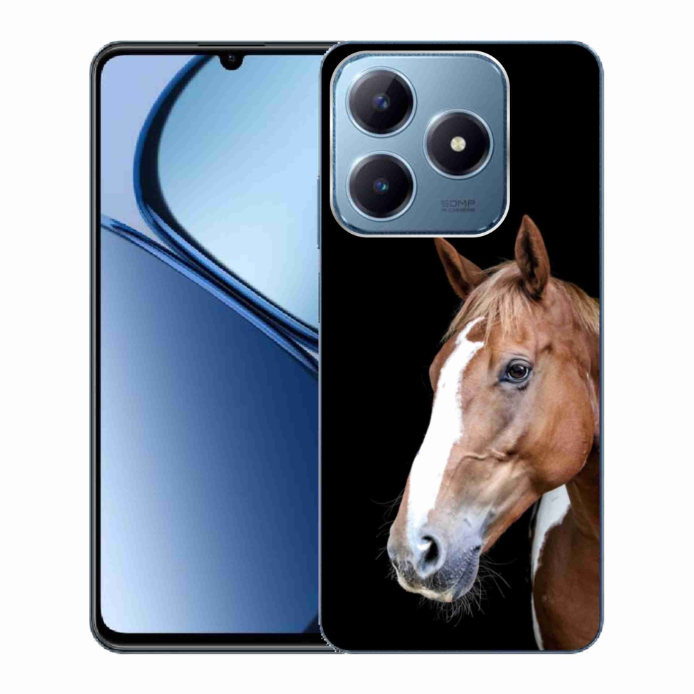 Gélový kryt mmCase na Realme C63 - hnedý kôň 3