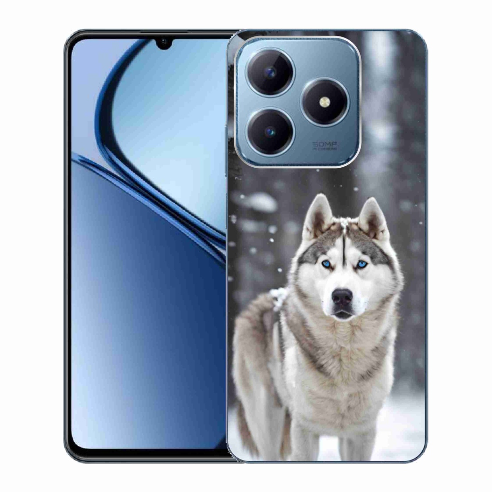 Gélový kryt mmCase na Realme C63 - husky 2