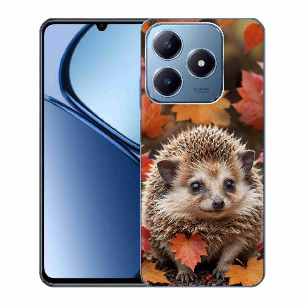 Gélový kryt mmCase na Realme C63 - ježko v lístia