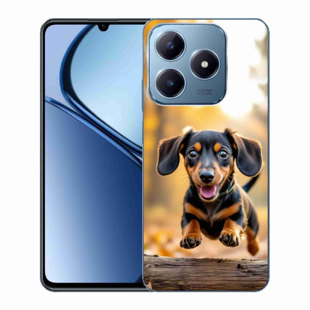 Gélový kryt mmCase na Realme C63 - jazvečík 2